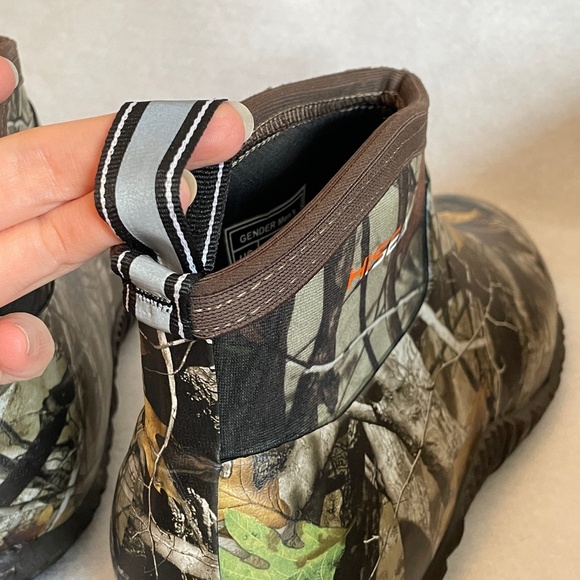 Hisea Men’s Camoflauge Ankle Boots Size 11 Rain/Garden/Farm - Picture 8 of 15